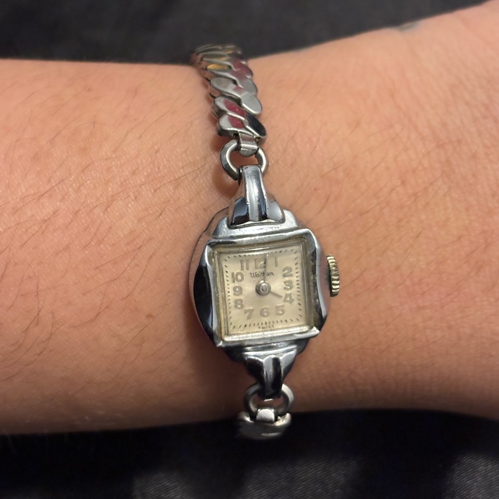Silver and Gold Vintage Watch